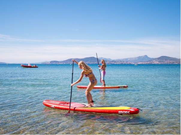 Zoom sur spots de paddle près de Hyères