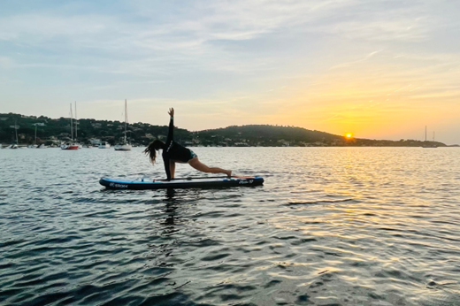 paddle yoga  sur la presqu’île de Giens